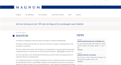 Desktop Screenshot of magnum-ag.de