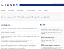 Tablet Screenshot of magnum-ag.de